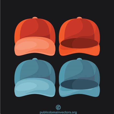 Baseball Caps Royalty Free Stock Svg Vector And Clip Art