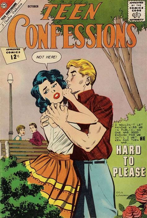 Teen Confessions 19 Charlton Comic Book Plus Comic Book Art Style