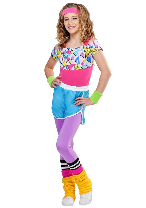 Work It Out 80s Girls Costume