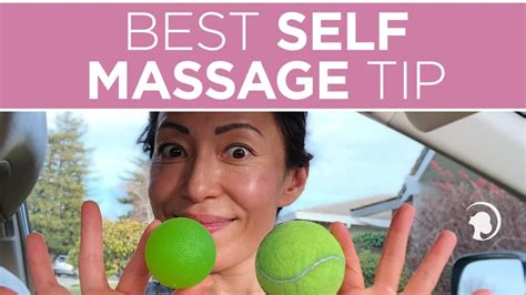 How To Self Massage With Tennis Balls Tips On The Go Youtube