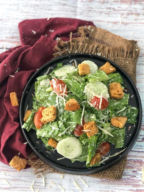 Classic Caesar Salad Recipe By Archanas Kitchen