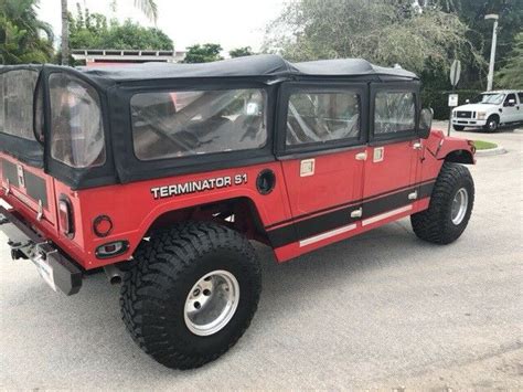 1968 Hummer H1 43000 Miles Red Automatic Classic Hummer H1 1968 For Sale