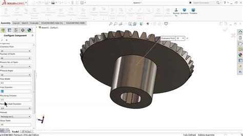 Solidworks Tutorial Bevel Gear And Pinion Mechanism In Solidworks