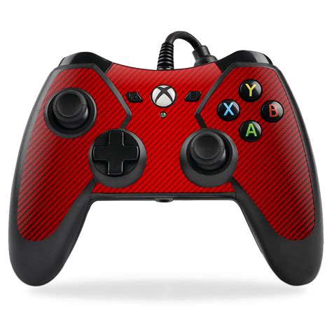 Skin Decal Wrap Compatible With Powera Pro Ex Xbox One Controller Red