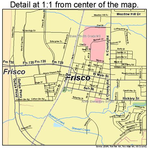 Frisco City Map