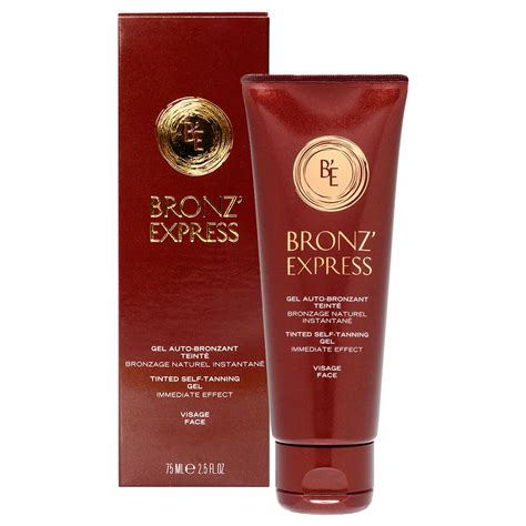 Bronzexpress Gel Auto Bronzant Teinté Auto Bronzant Teinté Visage