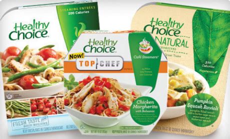 You get amazing flavor while watching carbs and sugars—so you can … Upcoming Hot Deal on Healthy Choice and Marie Callender ...