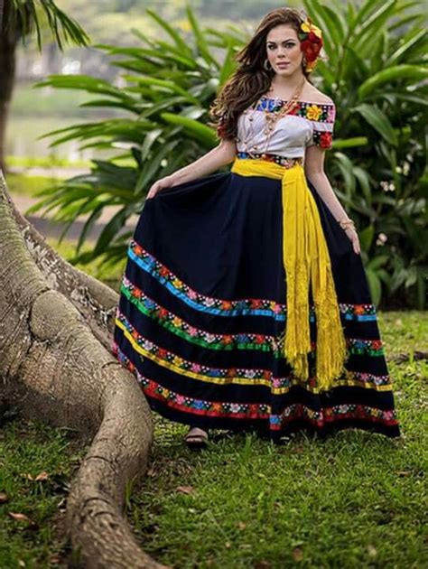 Traje Regional Tabasco Mexican Dresses Mexico Dress Traditional