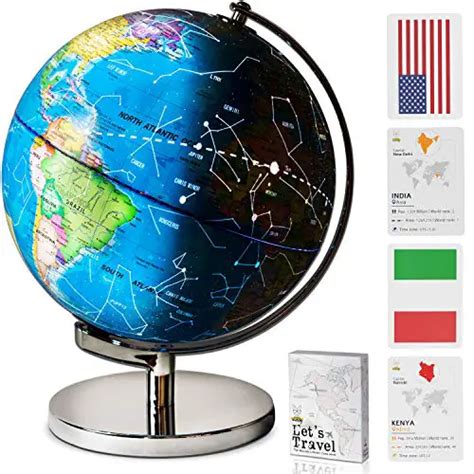 Light Up Globe Smart Wallaby Stem School Illuminated Globe Yinz Buy