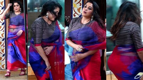 Uff Her H0t Expressions 🤪 Ramya Krishnan Flaunts Her Huge Figure In Very Hot Saree At Liger
