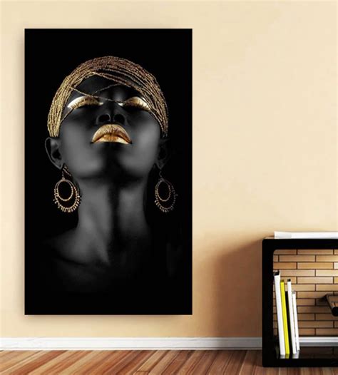 African Princess Fashion Wall Art Tribal African Girl Woman Etsy