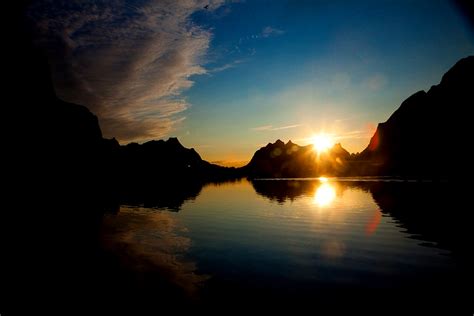 Midnight Sun Reine I Lofoten Norway Melissa Toledo Flickr