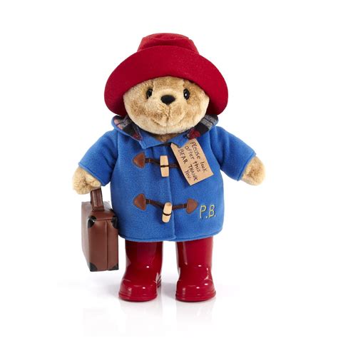 large classic paddington bear with boots and suitcase rainbow designs the home of classic