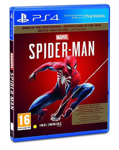 Marvel Spider Man GOTY Game of the Year Edition PS4
