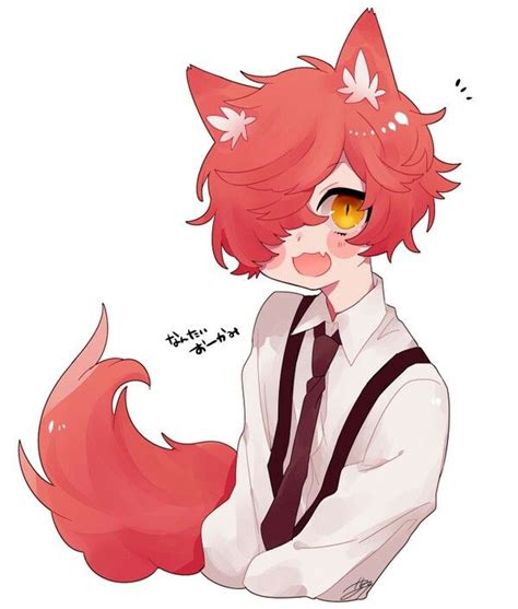 Cute Fox Boy Anime Boy Base Anime Fox Boy Fox Boy