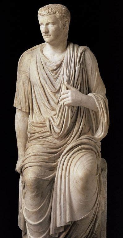 Emperor Caligula Roman Statue Marble 1st Century Ad Musée Du