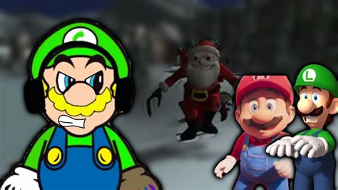 The Mario Brothers Plays Santa Claws Santa Must Have Drinked Bad