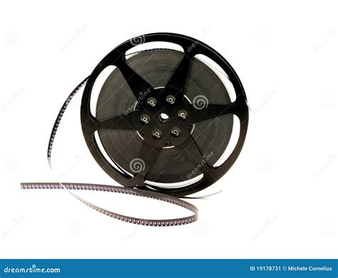 Old Film Reel Isolated Stock Image Image Of Reel Documentary 19178731