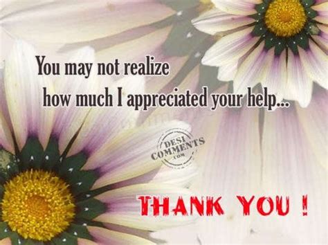 The object of appreciation should be used with it as in. How much I appreciated your help… - DesiComments.com