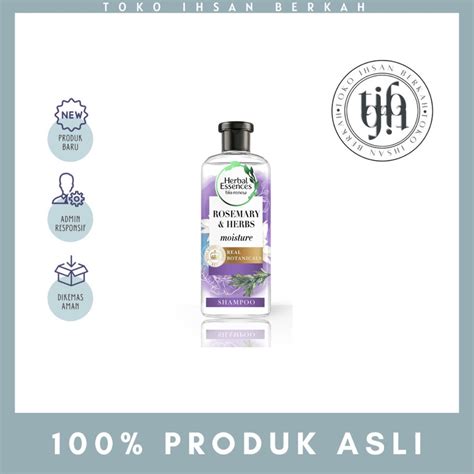 Jual Herbal Essences Shampoo Rosemary And Herbs 400ml Shopee Indonesia