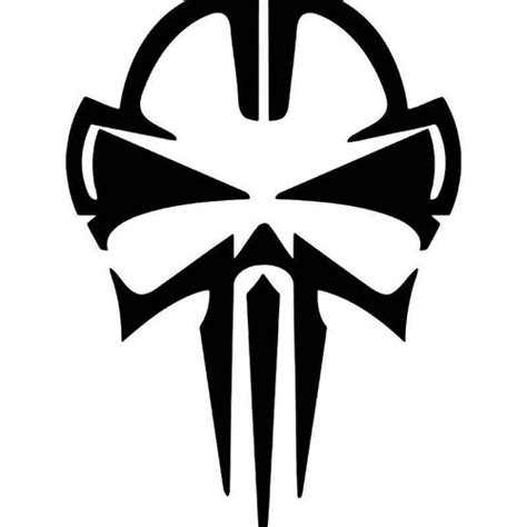 Punisher Skull Us Army Star 2 Vinyl Sticker