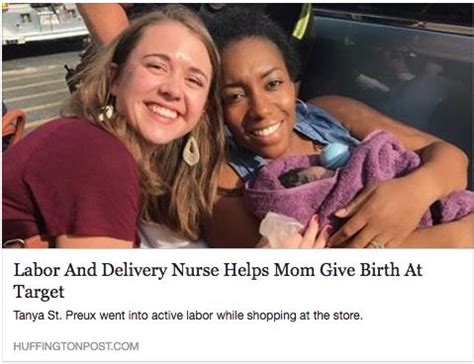 Https Huffingtonpost Com Entry Labor And Delivery Nurse Helps Mom Give Birth At Target Us