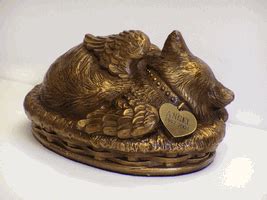 Plus, there are slight variations in the cost depending upon the cat's weight. Sleeping Angel Cat Cremation Urn - Bronze | Cat urns ...