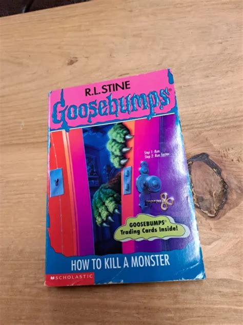 Goosebumps Ser How To Kill A Monster By R L Stine 1996 Trade Paperback 1300 Picclick