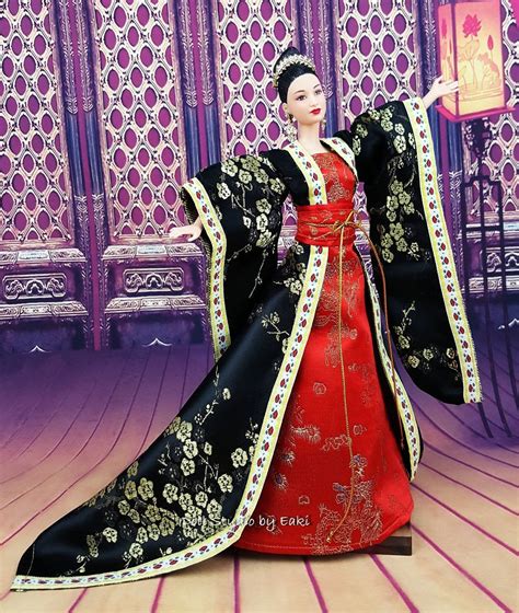 China Japan Chinese Gown Dress Outfit Barbie Silkstone Fashion Royalty Asian Fr Ebay Barbie