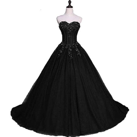 Black Strapless Wedding Dress Bridal Gown Prom Evening Dress On Storenvy