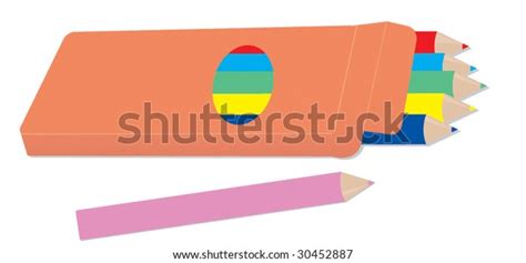 Color Pencil Box Stock Vector Royalty Free 30452887 Shutterstock