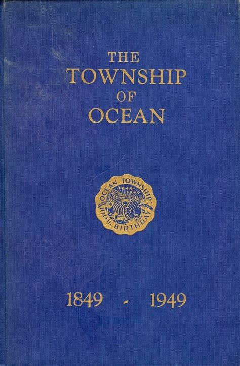 The Township Of Ocean Commemorative Book New Jersey Ocean Township