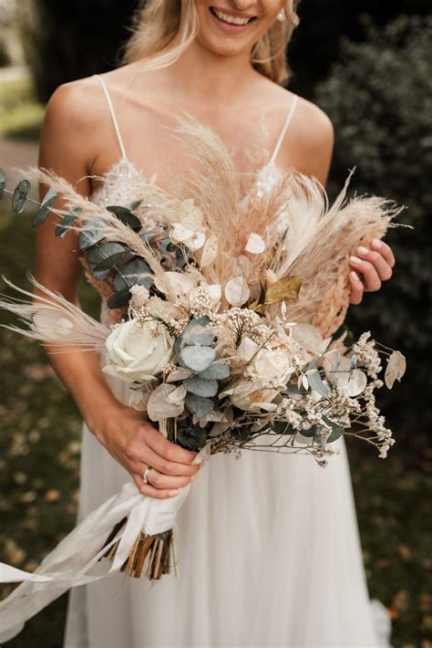 Pampas Grass Wedding Bouquet Ideas Prestastyle