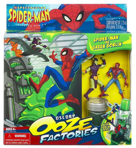 Spectacular Spider Man Oscorp Ooze Factories Playsets The Toyark News