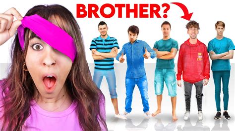 Sister Tries To Find Brother Blindfolded Emotional Youtube