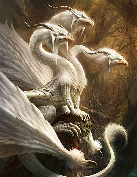 Artist Unknown Title Unknown Card Alabaster Plumed Dragon White