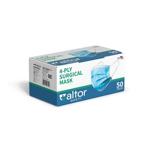 Altor Safety Face Mask And Disposable Pleated Mask Contains Nose Clip