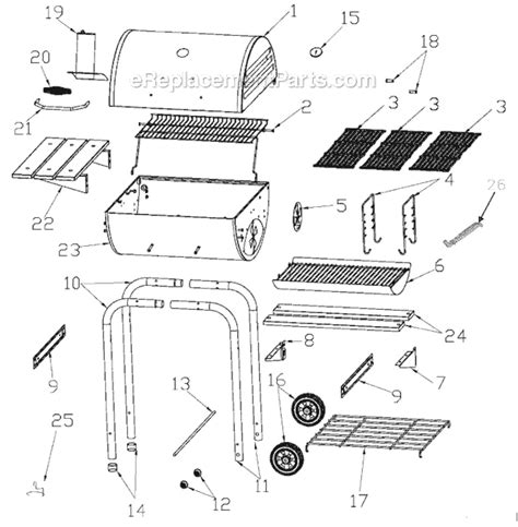 Char Broil 10301565 Parts List And Diagram 600 Series