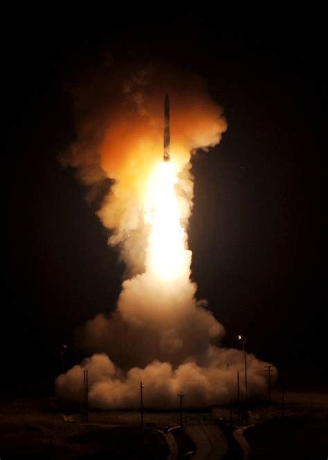 Minuteman Missile Test Launched From California Air Force Base Ctv News