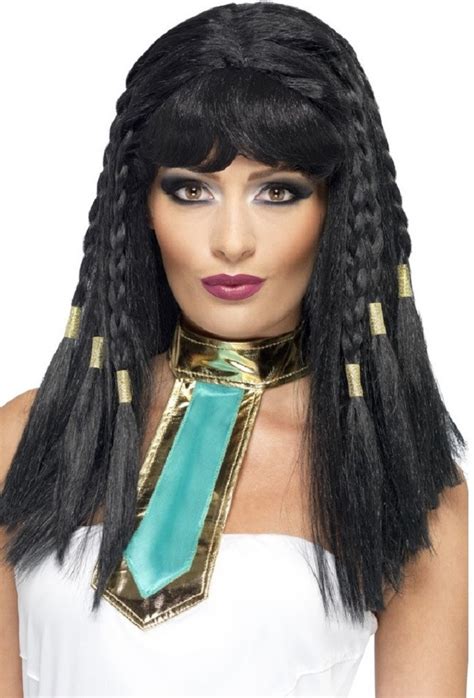 ladies queen cleopatra fancy dress wig fancy me limited