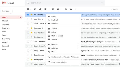 Update Rolling Out Gmails Right Click Menu Is Finally Becoming