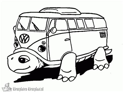 Kleurplaten bus kleurplatenkleurplaat.nl