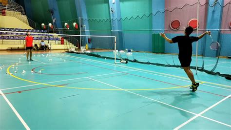 Cross Court Drop Shots And Straight Smash Badminton Training Youtube