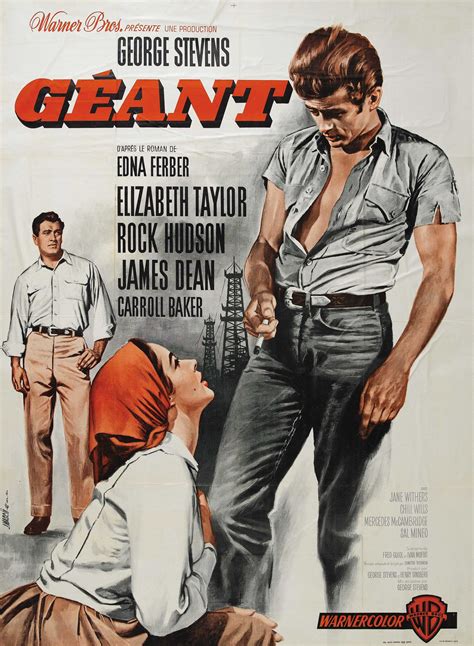 Gigante 1956 James Dean Movie Posters Old Film Posters