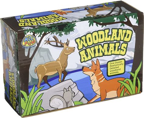 Us Toy Woodland Forest Toy Animal Figures Action Figure 1 Dozen