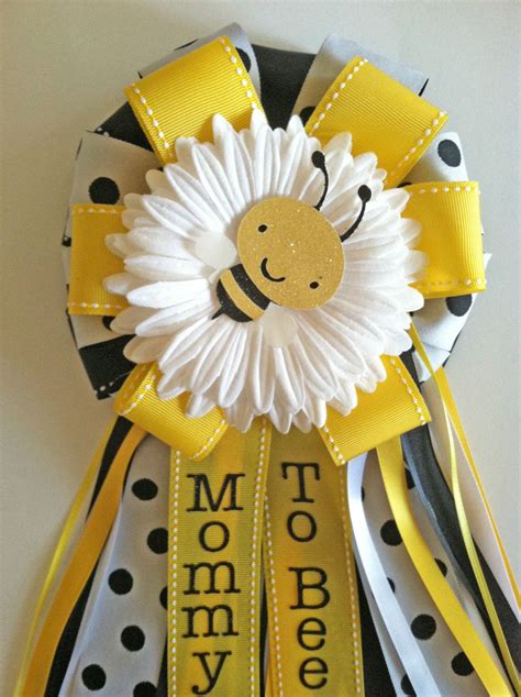 Flying up high, on walls, on flowers and so on. Bumble Bee Baby Shower Corsage. $25.00, I LOVE THIS ...
