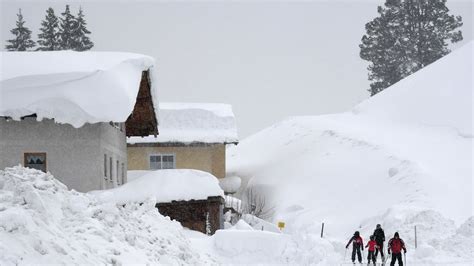 Several Killed As Heavy Snowfall Hits Europe World News Sky News