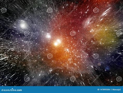 Galaxy In A Free Space Stock Photo Image Of Light Blur 147895506