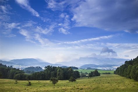 Free Photo Blue Sky Landscape Meadow Free Image On Pixabay 401037