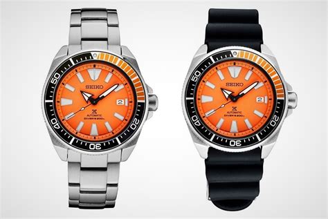 Seiko Prospex Orange Samurai Watch Mens Gear